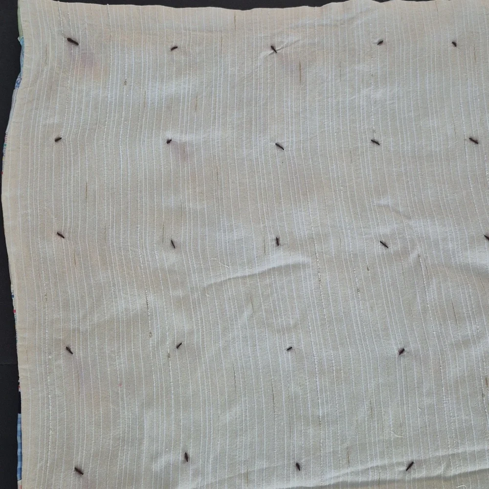 Vintage Handmade Patchwork Quilt Multicolor Shabby Cottage Granny 44